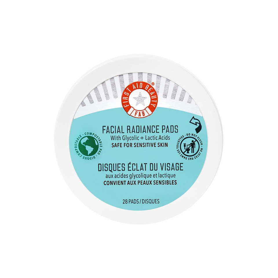First Aid Beauty Acne Pads For Face - Maximum Strength Acne Treatment - 2% Salicylic Acid Pads Treat Without Drying, (60-Ct)
