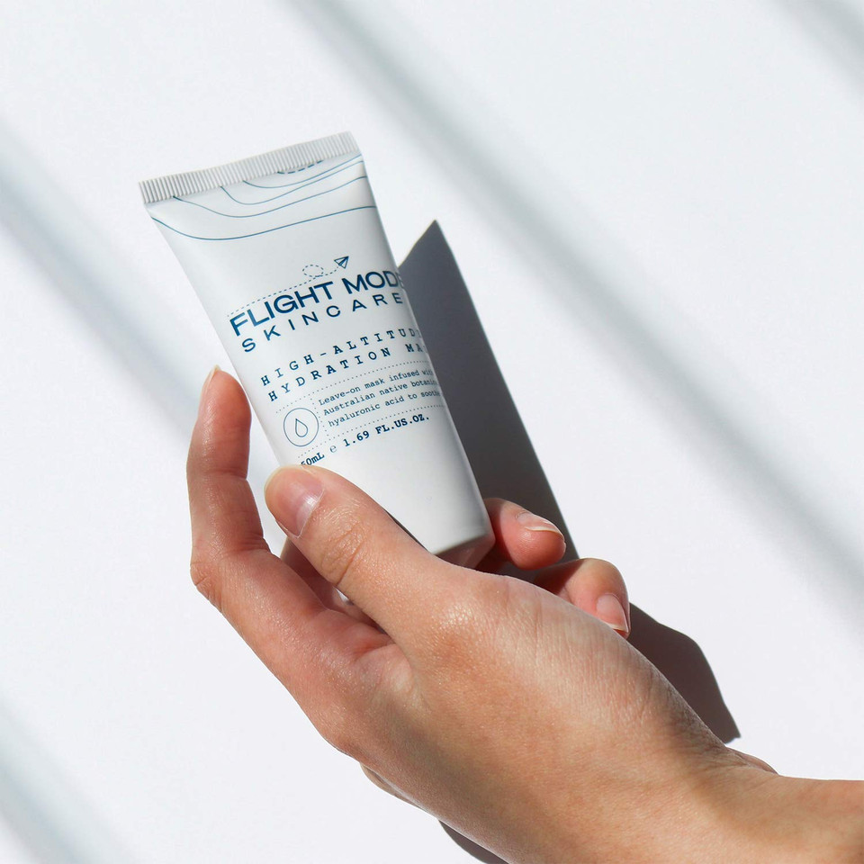 Flight Mode High-Altitude Hydrating | Deep Hydration Face Tightening And Lifting Mask | Travel Size Anti-Aging Face With Hyaluronic Acid And Aloe Vera - 50Ml, 1.69 Fl Oz Us