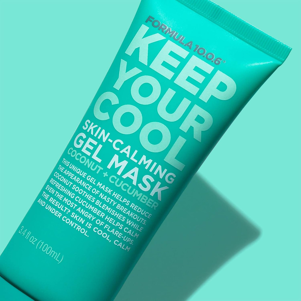 Formula 10.0.6 - Keep Your Cool Skin-Calming Gel Mask That Soothes Blemishes And Calms The Skin 3.4 Fl Oz (100Ml)
