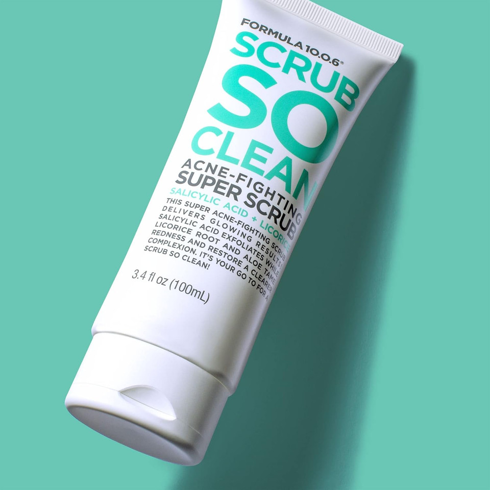 Formula 10.0.6 Scrb So Clean Acne-Figting Super Scrub 3.4 Fl Oz (100Ml)