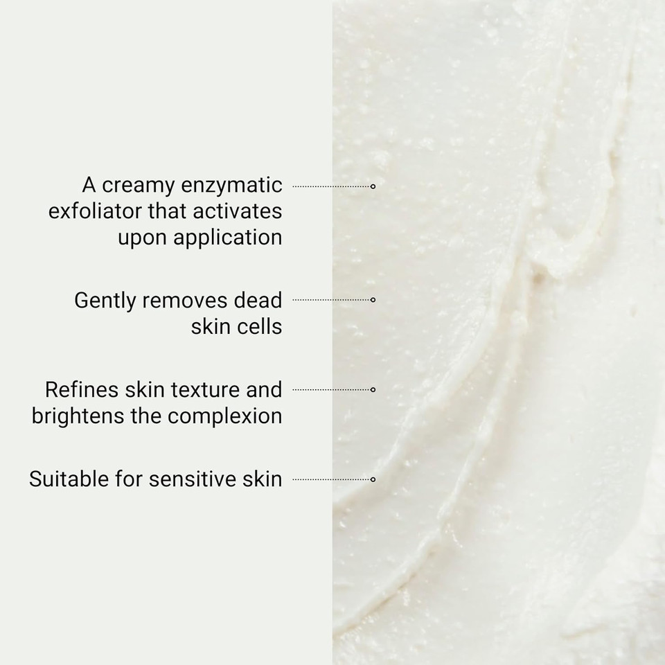 G.M. Collin Exfozyme Exfoliant | Creamy Enzymatic Exfoliant | Gentle Facial Scrub For Sensitive And Dry Skin | Exfoliating Face Wash | All Skin Types