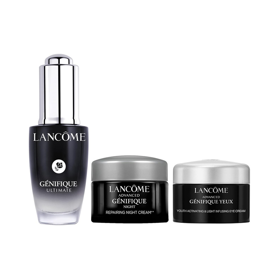 Génifique Ultimate Discovery Set - Génifique Ultimate Serum 0.67 Fl Oz, Génifique Night Cream 0.16 Fl Oz, Génifique Eye Cream 0.16 Fl Oz Génifique Ultimate Discovery Set - Génifique Ultimate Serum 0.67 Fl Oz, Génifique Night Cream 0.16 Fl Oz, Génifique Eye Cream 0.16 Fl Oz