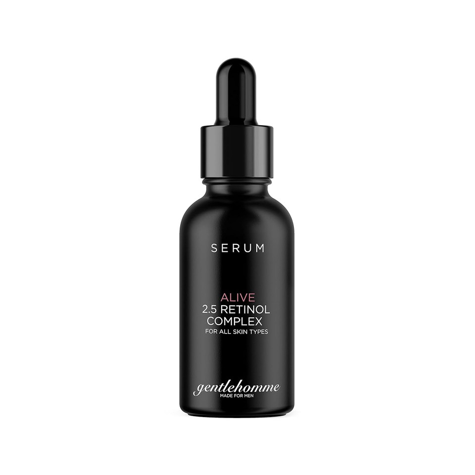 Men'S Anti-Aging Retinol Serum - Hydrating Serum With Hyaluronic Acid, Vitamin B6, And Aloe Vera - Reduces Signs Of Aging, Dark Spots, And Fine Lines