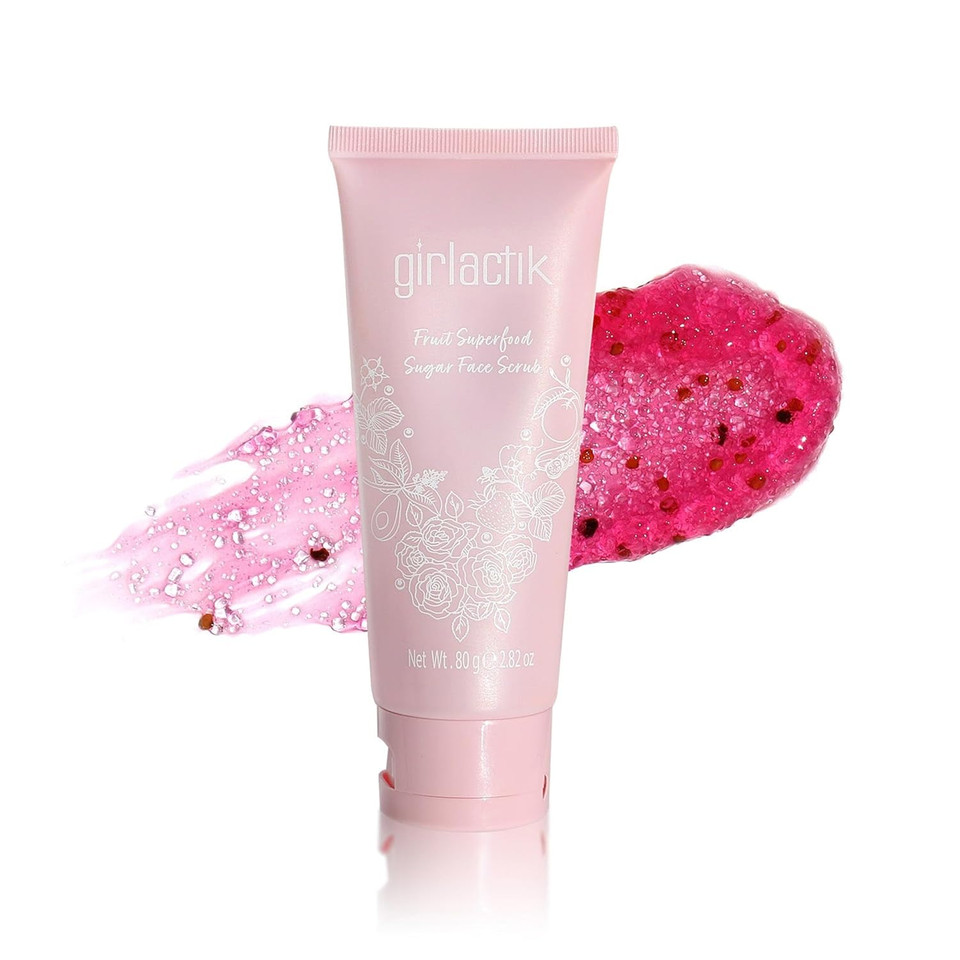 Girlactik Fruit Superfood Sugar Face Scrub (Tube)