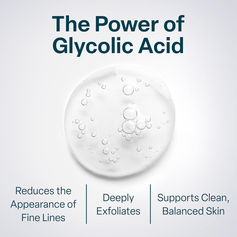 Glycolic Acid 20% Resurfacing Pads For Face & Body With Vitamins B5, C & E, Green Tea, Calendula, Allantoin - Exfoliates Surface Skin And Reduces Appearance Of Fine Lines And Wrinkles - 2Pk