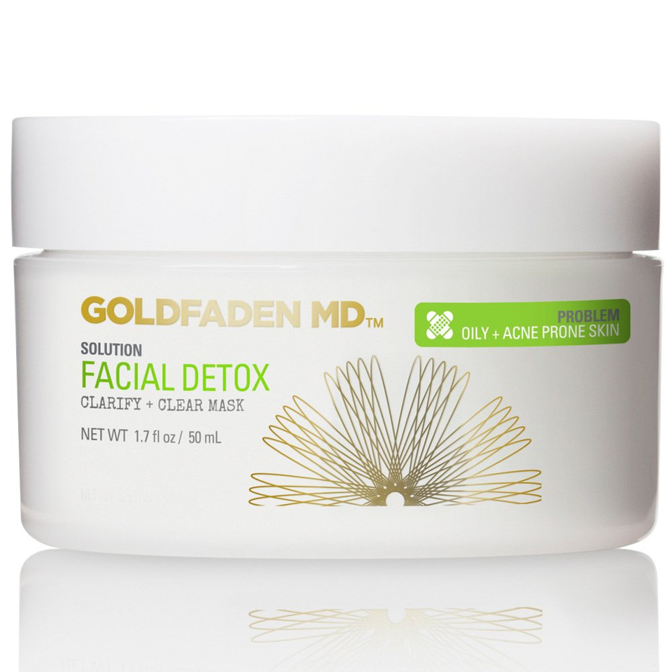 Goldfaden Md Facial Detox Mask Clarifying Face Mask W/Zinc Oxide, Sulfur, Salicylic Acid & Grapefruit Purifying Deep Clean Minimizes The Appearance Of Redness, Blackheads & Pores 1.7  Oz