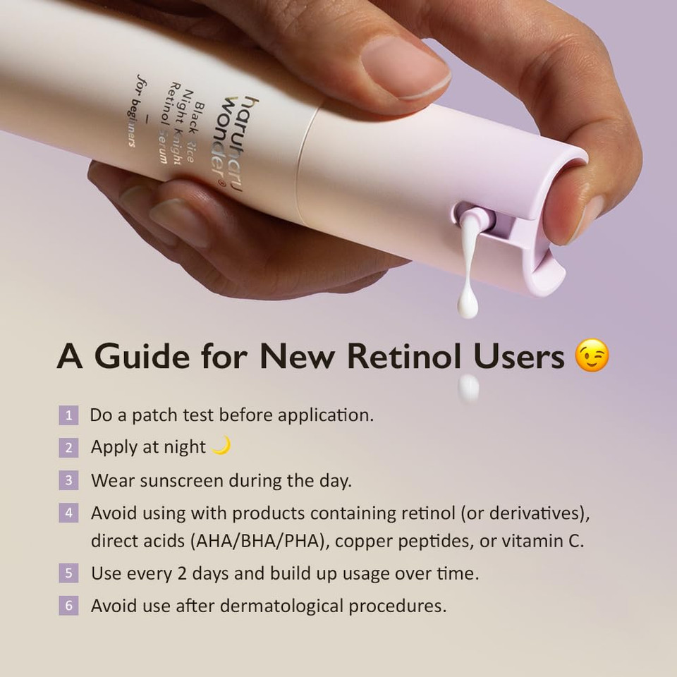 Haruharu Wonder Night Knight Retinol Serum And Bakuchiol Eye Cream Bundle