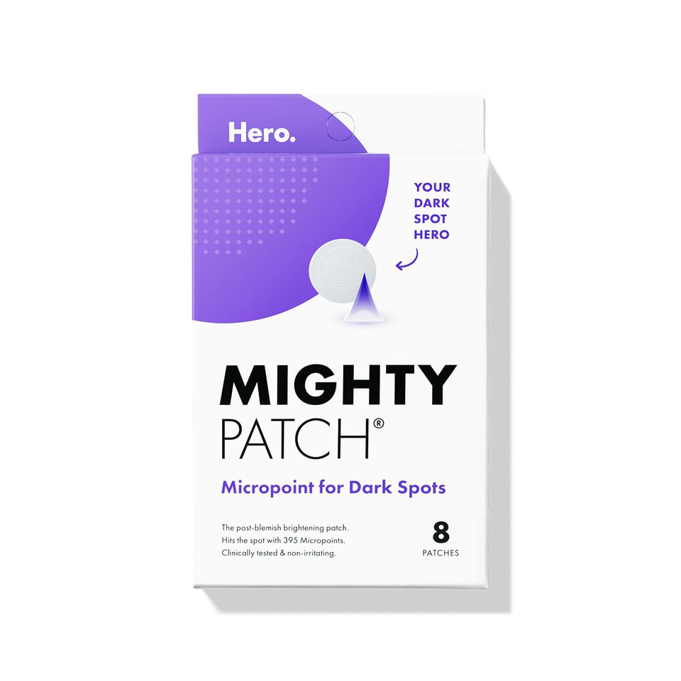 Hero Cosmetics Mighty Patch Micropoint For Dark Spots - Post-Blemish Dark Spot Patch With 395 Micropoints, Dermatologist Tested And Non-Irritating (8 Count)