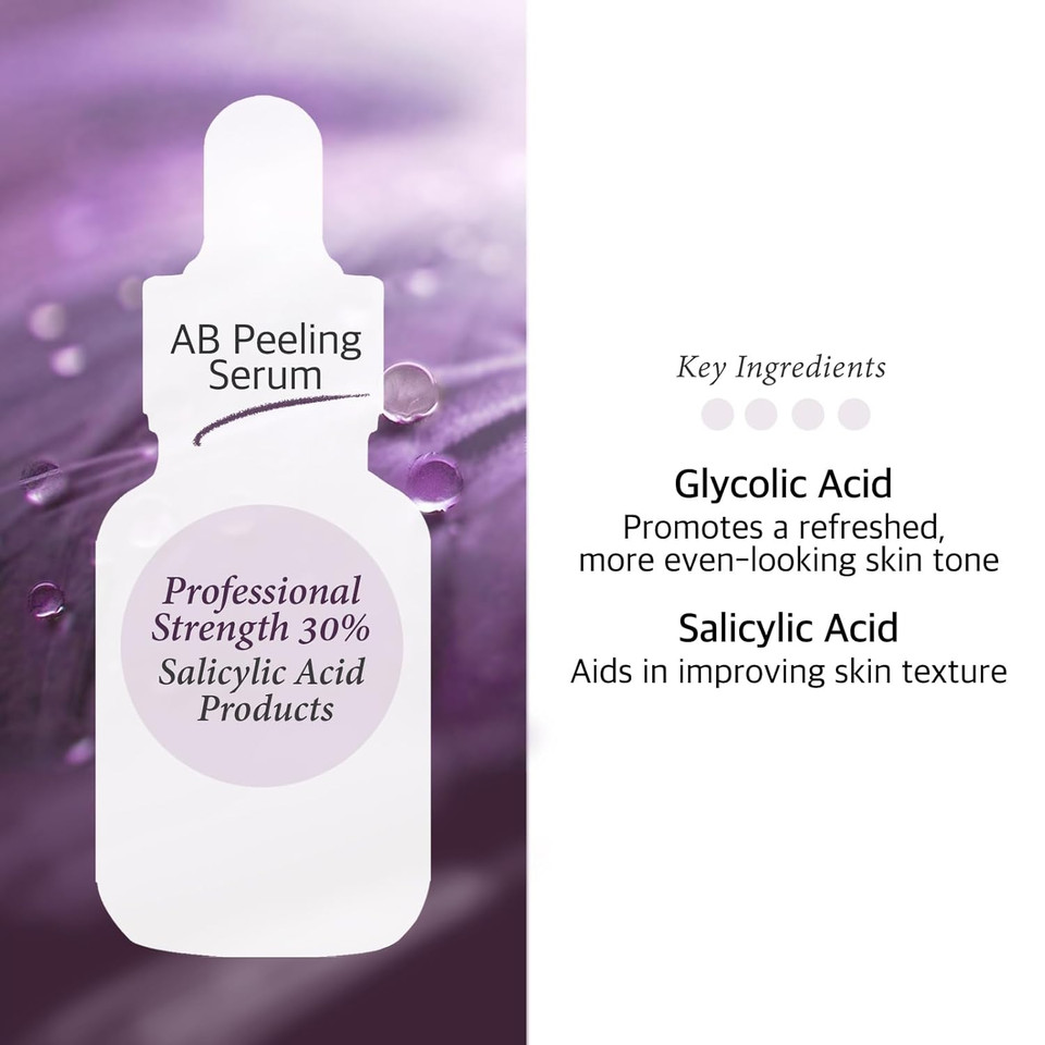 High-Potency Aha 30% + Salicylic Acid 2% Exfoliating Serum - Facial Serum For Smoother Appearance, 1 Fl Oz (30Ml)