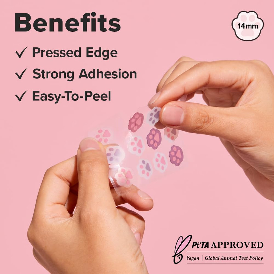 I Dew Care Hydrocolloid Acne Pimple Patch - Timeout Blemish Happy Paws | Cute Patches, Facial Stickers, Absorbing With Tea Tree Leaf Oil, Trouble Treatment For Face, 36 Count