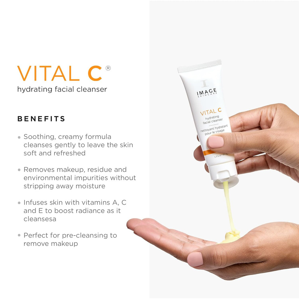 Image Skincare, Vital C Hydrating Face Serum, With Vitamin C And Hyaluronic Acid, To Brighten, Tone And Smooth Appearance Of Wrinkle