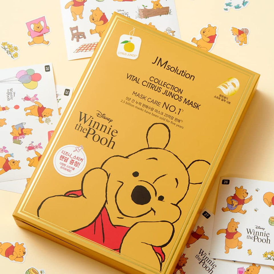 Jmsolution Active Golden Caviar Nourishing Mask - Korean Skincare Facial Mask-Cavior Extracted - Collagen Essense- 10 Sheets For All Skin Type