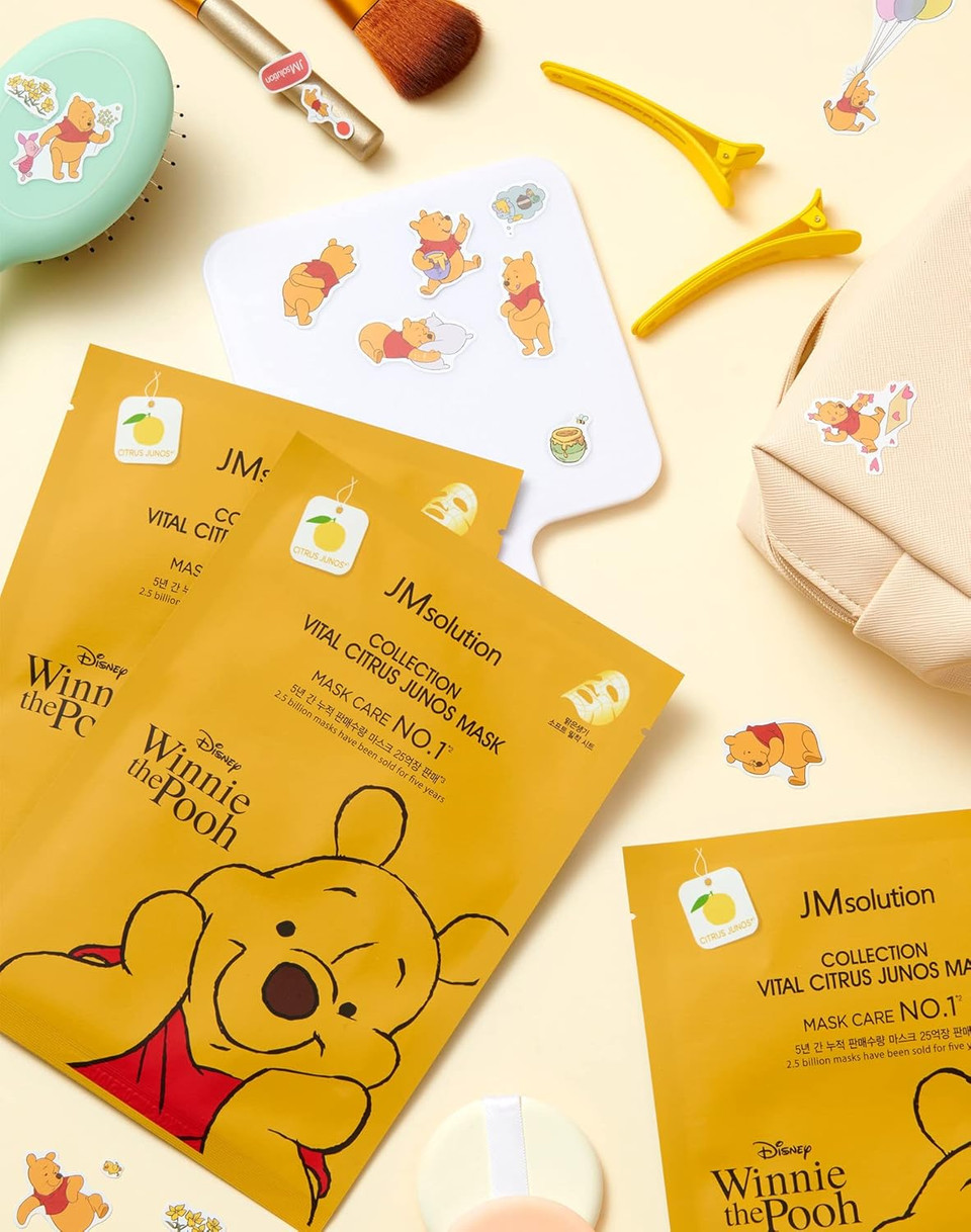 Jmsolution Active Golden Caviar Nourishing Mask - Korean Skincare Facial Mask-Cavior Extracted - Collagen Essense- 10 Sheets For All Skin Type