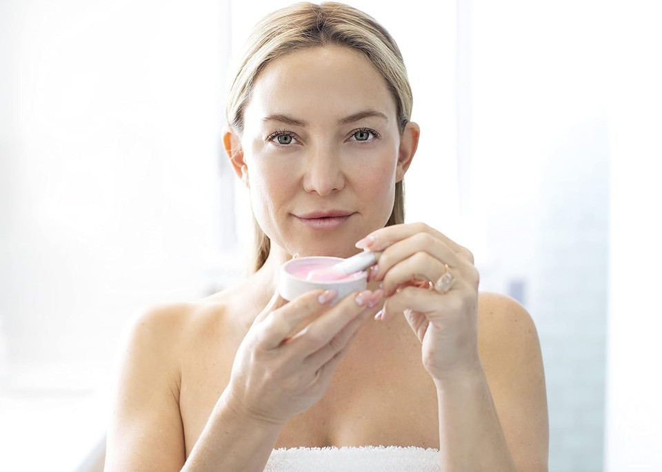 Juice Beauty X Kate Hudson Revitalizing Acacia + Rose Powder Mask - 50 G - Clarifies + Hydrates Skin - Vegan, Cruelty Free