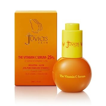 Juvia'S Place Radiant Glow 25% Vitamin C Serum With Honeysuckle Extract-Renewing Face Serum For Dark Spots, Oily Sensitive SkinAnti-Spot Facial Skincare For Women & MenDaily Vitamin C Care1Floz