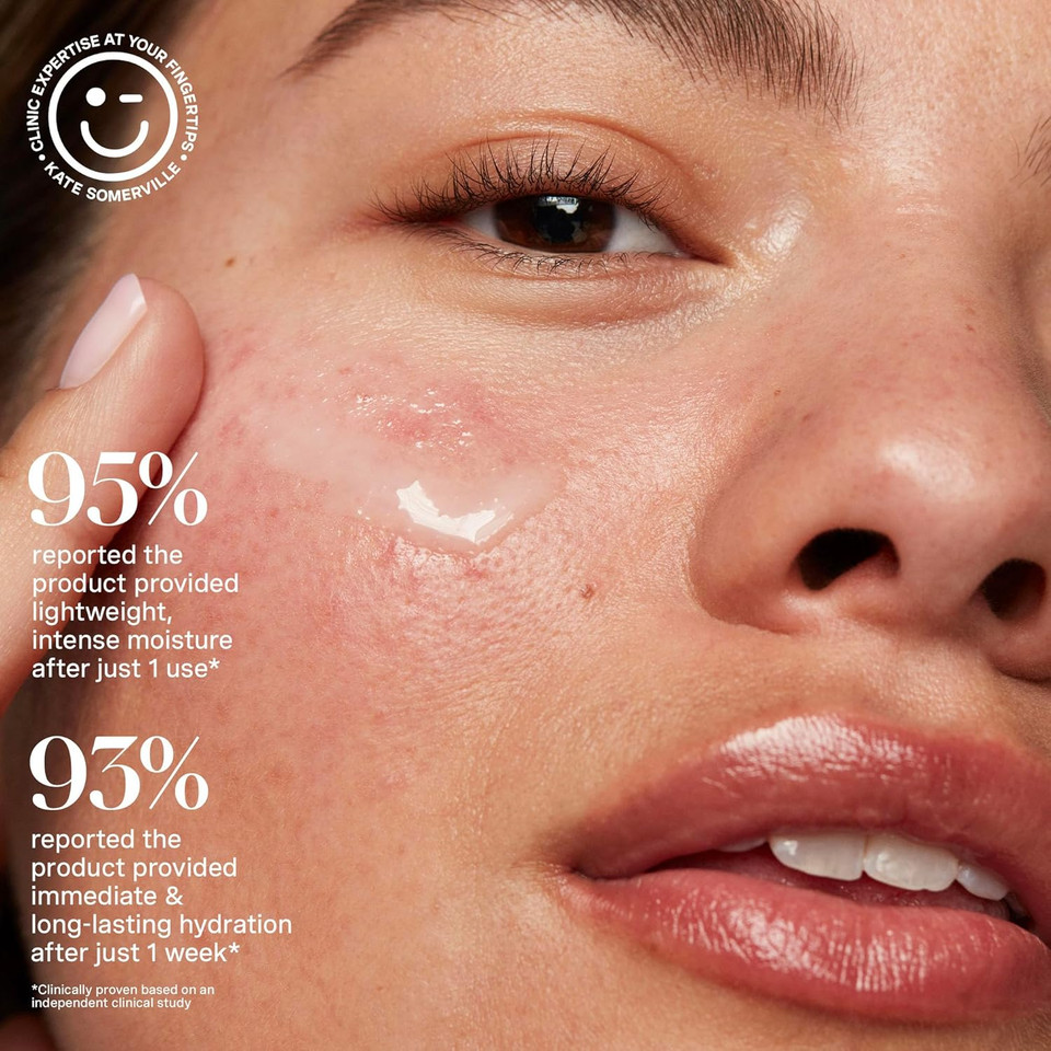 Kate Somerville Hydrakate Recharging Hydration Serum  Skin-Quenching Dual-Weight Serum With Hyaluronic Acid For Hydrating, 1 Fl Oz