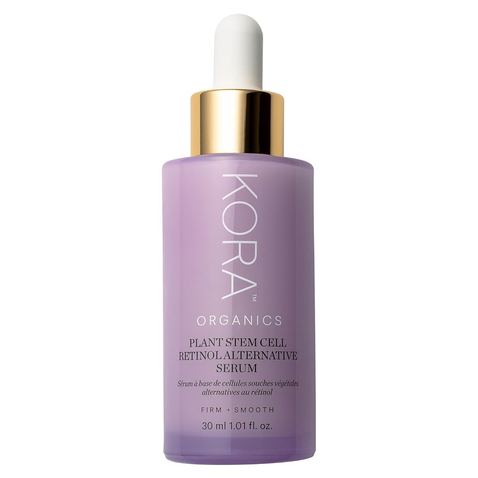 Kora Organics Plant Stem Cell Retinol Alternative Serum, Firming Face Serum, Repair Signs Of Aging, Promotes Radiant Skin, Certified Organic, Cruelty Free, Travel Size Anti-Aging Serum, 0.34 Fl Oz