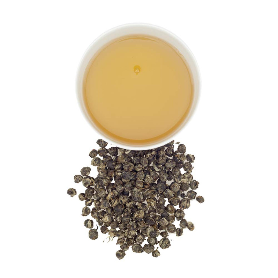 Harney & Sons Dragon Pearl Oz Loose Leaf Green And White Tea, Jasmine, 16 Ounce