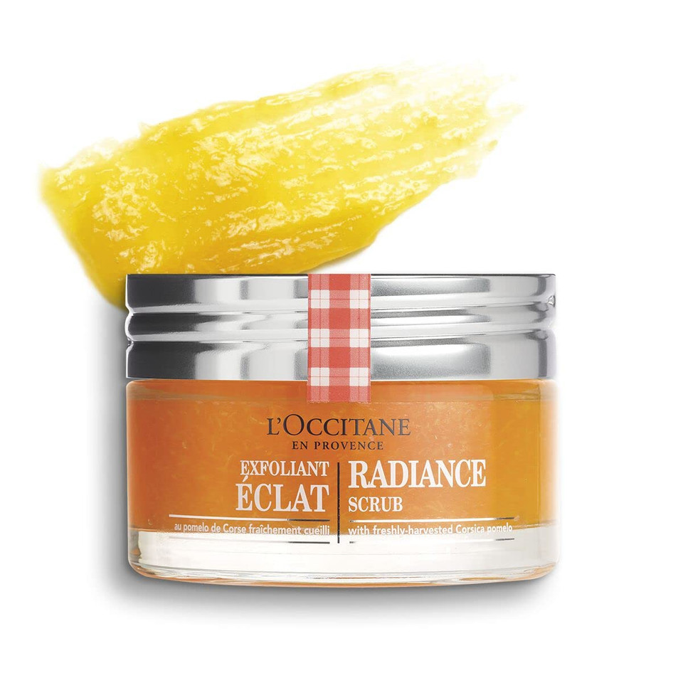L'Occitane Radiance Exfoliating Face Scrub Enriched With Corsican Pomelo For All Skin Types 2.60 Fl Oz