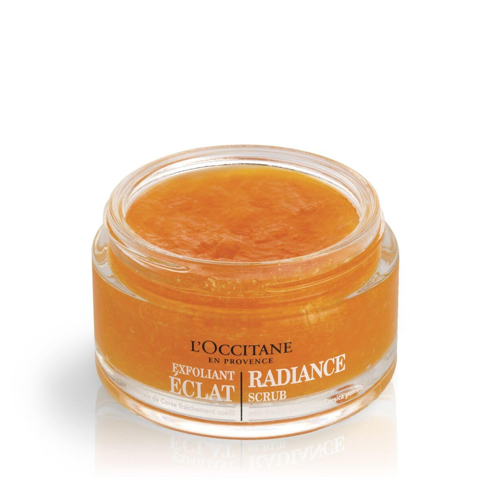 L'Occitane Radiance Exfoliating Face Scrub Enriched With Corsican Pomelo For All Skin Types 2.60 Fl Oz