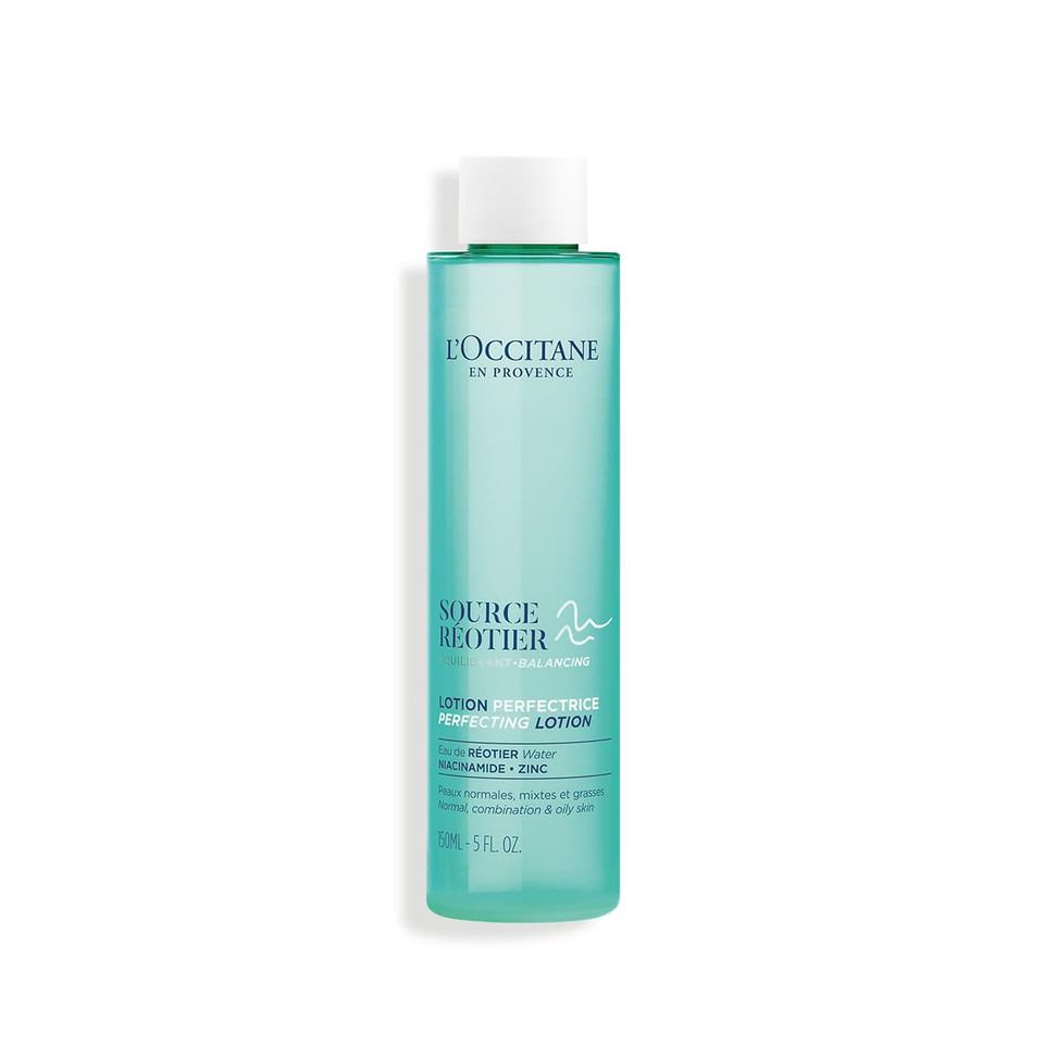 L'Occitane Source Reotier Perfecting Lotion: Balance & Tone Skin With Hyaluronic Acid, Remove Excess Sebum, 5 Fl. Oz L'Occitane Source Reotier Perfecting Lotion: Balance & Tone Skin With Hyaluronic Acid, Remove Excess Sebum, 5 Fl. Oz