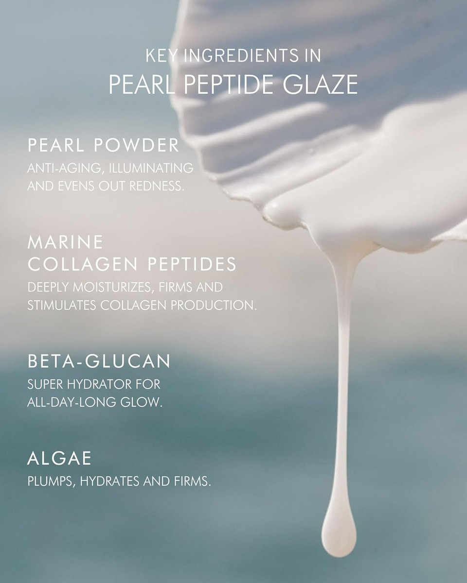 Mara - Pearl Peptide Glaze With Pearl Powder, Algae + Beta-Glucan | Plant-Based, Hydrating, Strengthening Skin Care (100 Ml | 3.38 Fl Oz)