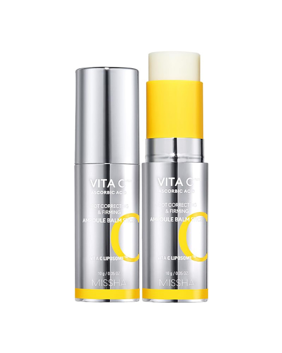 Missha Vita C Plus Ampoule Balm Facial Serum Stick - Instant Wrinkle Care And Nourishing Ampoule Balm