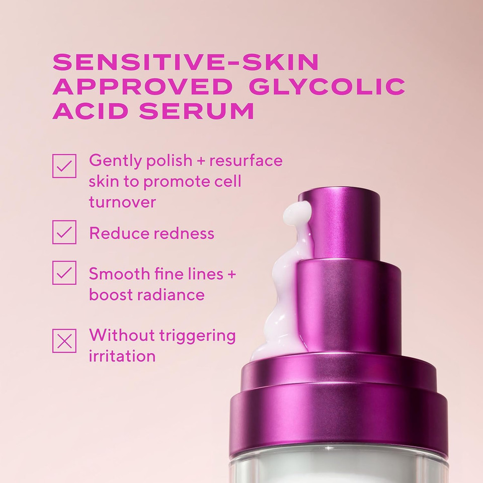 Murad Heartleaf Gentle Resurfacing Serum For Sensitive Skin - Microdosed Glycolid Acid And Aha To Polish And Resurface Skin To Improve Radiance And Smooth Fine Lines - 1.0 Fl Oz