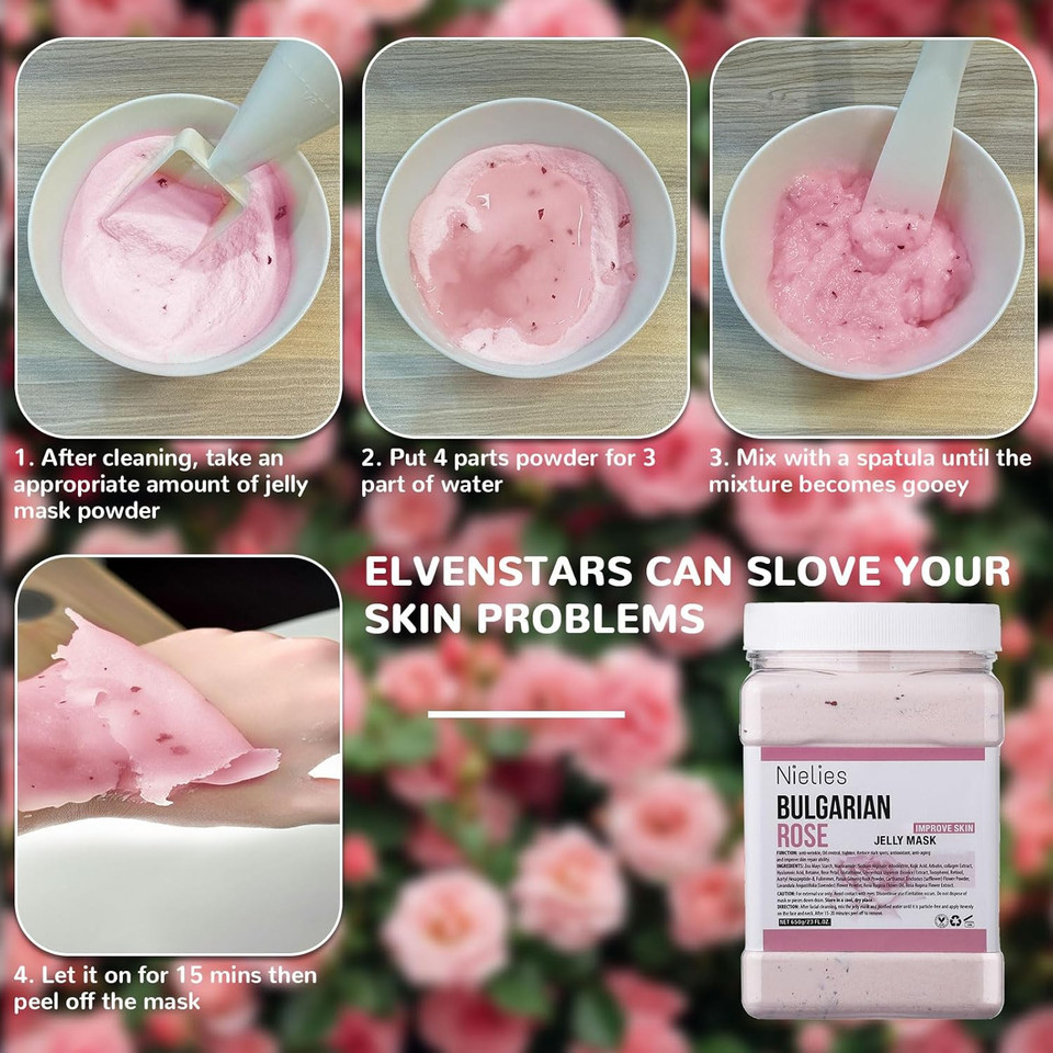 Jelly Face Mask For Facials - Hyaluronic Acid Hydrating Nourishing Jelly Mask | Vajacial Jelly Mask Powder | 23 Oz Jar