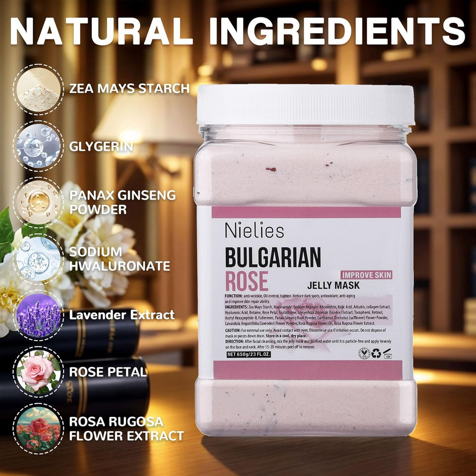 Peel-Off Jelly Face Mask  Hydrating Jelly Mask For Facials & Vajacials  Professional Facial Mask For Deep Cleaning, Smoothing  Jelly Mask For Facials Professional 23 Fl Oz