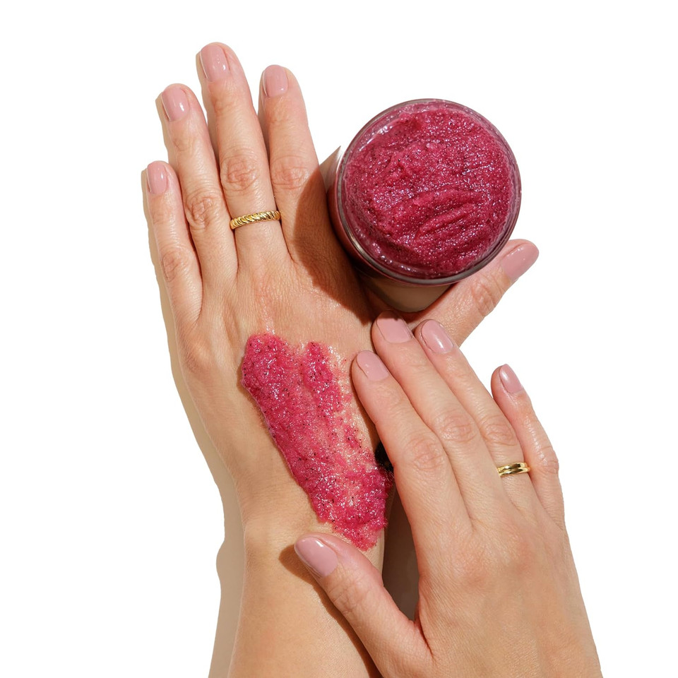 Nopalera Hibiscus Cactus Flower Exfoliant - Exfoliating Face & Body Scrub, 3-In-1 Cleanser, Exfoliator, & Moisturizer, Vegan, Cruelty-Free, Natural Floral Scent, Dye Free, 6 Oz