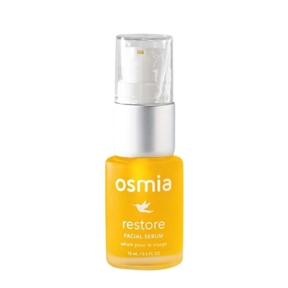 Osmia Skincare - Natural Restore Facial Serum | Lavender, Carrot Seed, Jojoba, Borage, + Pomegranate Oils | Moisturize, Boost, Nourish | Clean Beauty For Healthy Skin (0.45 Fl Oz | 13.3 Ml)