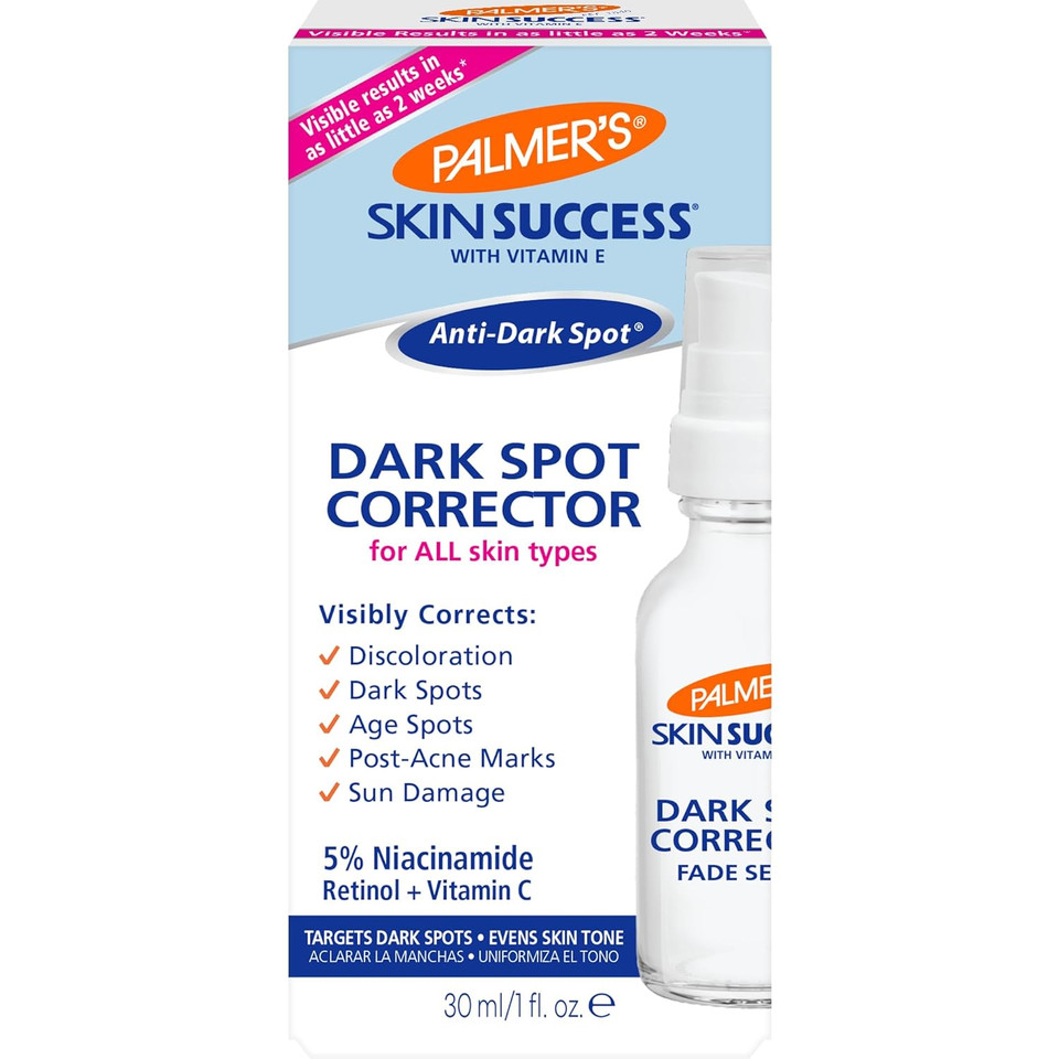 Palmer'S Skin Success Dark Spot Corrector Fade Serum With Vitamin E And Niacinamide, Helps Reduce Dark Spots And Discoloration, Facial Serum For Uneven Skintone, 1 Ounce
