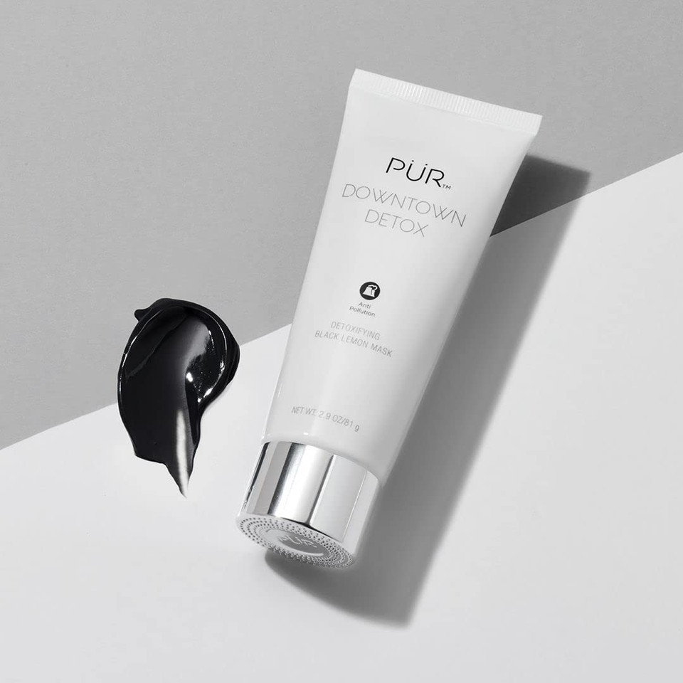 Pür Beauty Downtown Detox Detoxifying Black Lemon Face Mask, Helps Draw Out Impurities, Helps Soothe Skin, Charcoal, Lactic Acid & Green Tea Extract Pür Beauty Downtown Detox Detoxifying Black Lemon Face Mask, Helps Draw Out Impurities, Helps Soothe Skin, Charcoal, Lactic Acid & Green Tea Extract