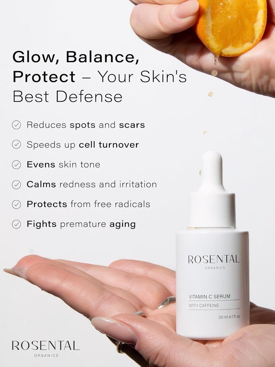 Organics Bb Serum With Squalane & Ginseng  Hydrating Tinted Serum For Face, Anti-Aging Lightweight Skin Tint Moisturizer, Natural Makeup With Glow, Light Coverage Foundation, Medium