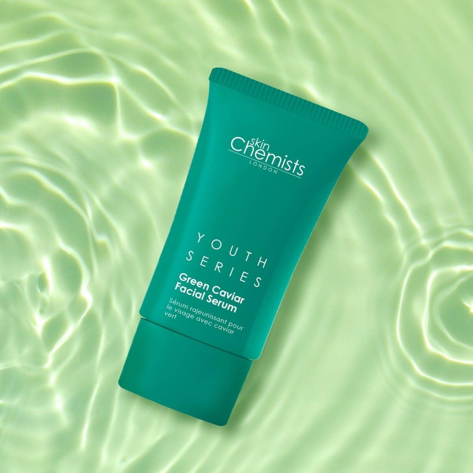 Skin Chemists Green Caviar Anti-Aging Face Serum With Hyaluronic Acid, 1 Fl Oz