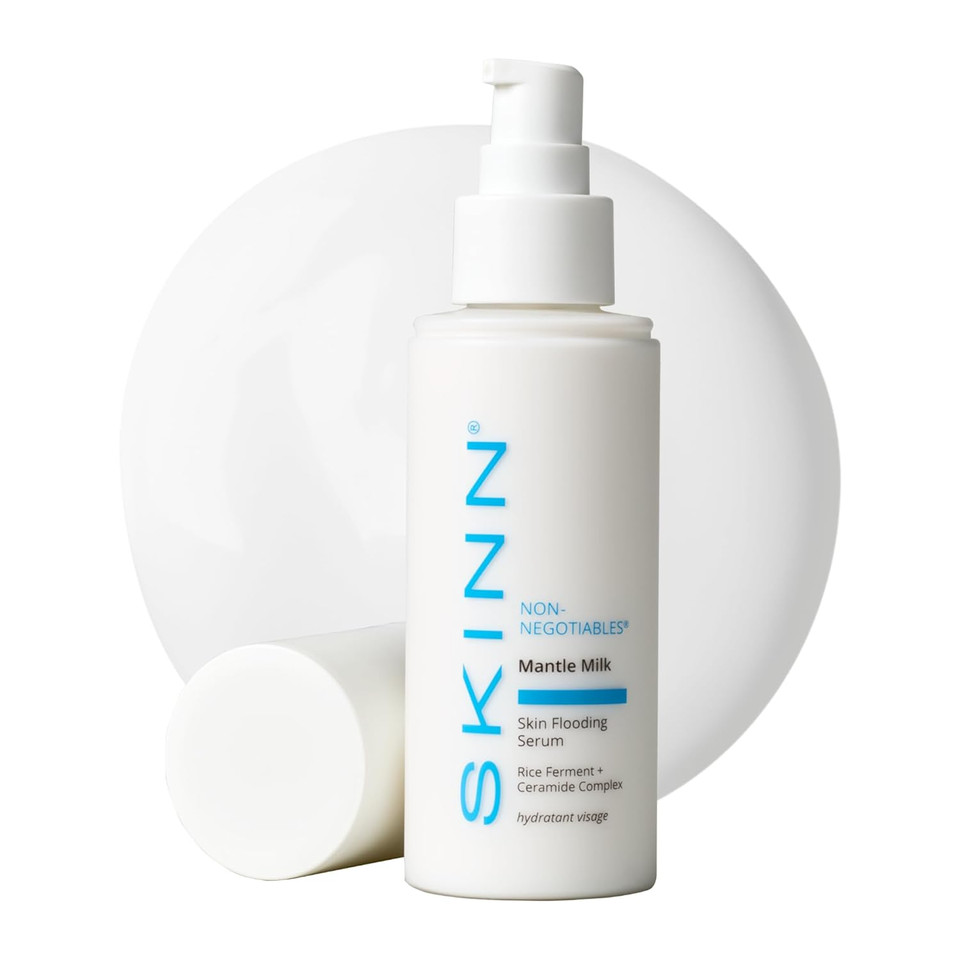 Skinn Mantle Milk Skin Flooding Serum - Restores Moisture & Strengthens The Skin Barrier - Collagen Boosting Skincare For Smooth, Plump & Hydrated Skincare - Anti-Aging Hyaluronic Acid Moisturizer