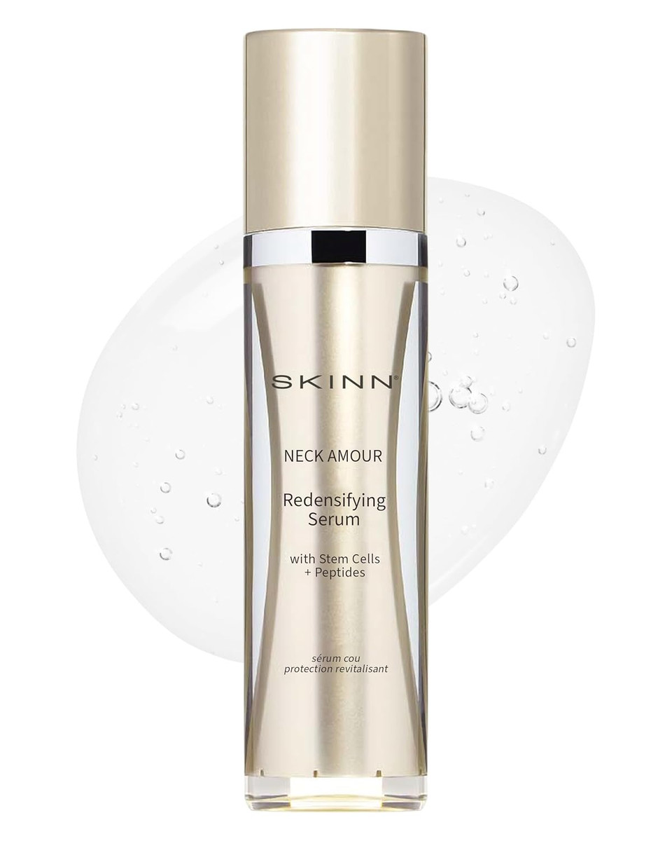 Skinn Neck Amour Redensifying Serum - Anti-Aging Neck Treatment With Plant Stem Cells, Niacinamide + Peptides Tighten The Appearance Of Loose, Sagging & Crepey Skin