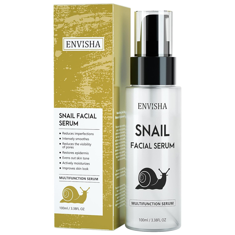 Snail Facial Serums,Hydrating Serum For Face With Snail Secretion Filtrate For Dull Skin & Fine Lines, Anti-Aging,Wrinkle Care, Skin Nutrition