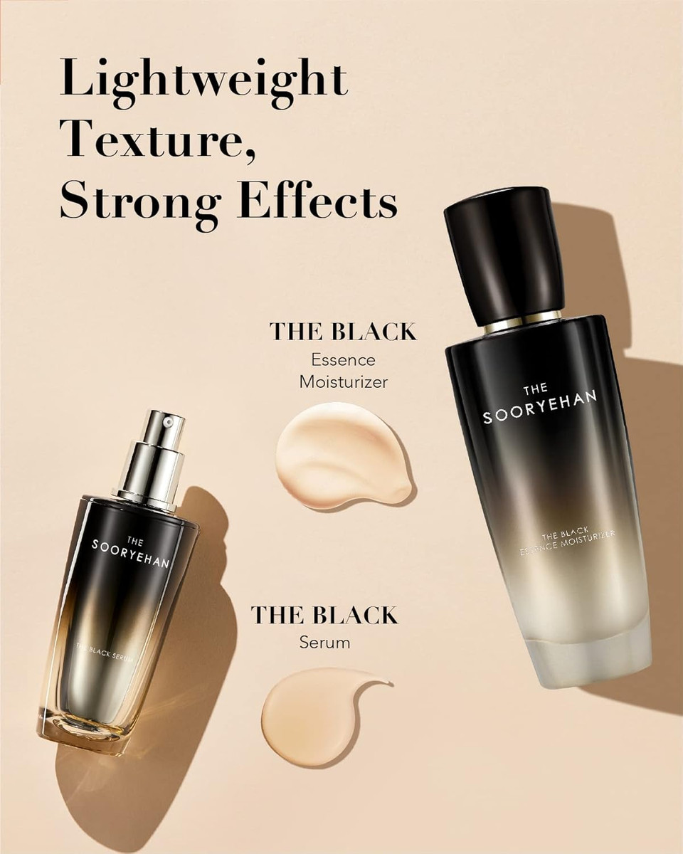 Sooryehan The Black Skincare Set (160Ml / 5.41 Fl Oz) - Korean Skincare Gift Set, Luxury Premium High-End By Lg Beauty. Advanced Next Generation Bio Moisturizer & Serum Sooryehan The Black Skincare Set (160Ml / 5.41 Fl Oz) - Korean Skincare Gift Set, Luxury Premium High-End By Lg Beauty. Advanced Next Generation Bio Moisturizer & Serum