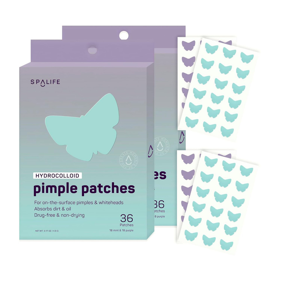 Spalife Beauty Dream Skin Pimple Patches  Hydrocolloid Formula For Acne, Spots, Redness, And Oiliness  90 Moons & 108 Clouds  Acne Patches  Spot Treatment  Hydrocolloid Patches  Zit Patches