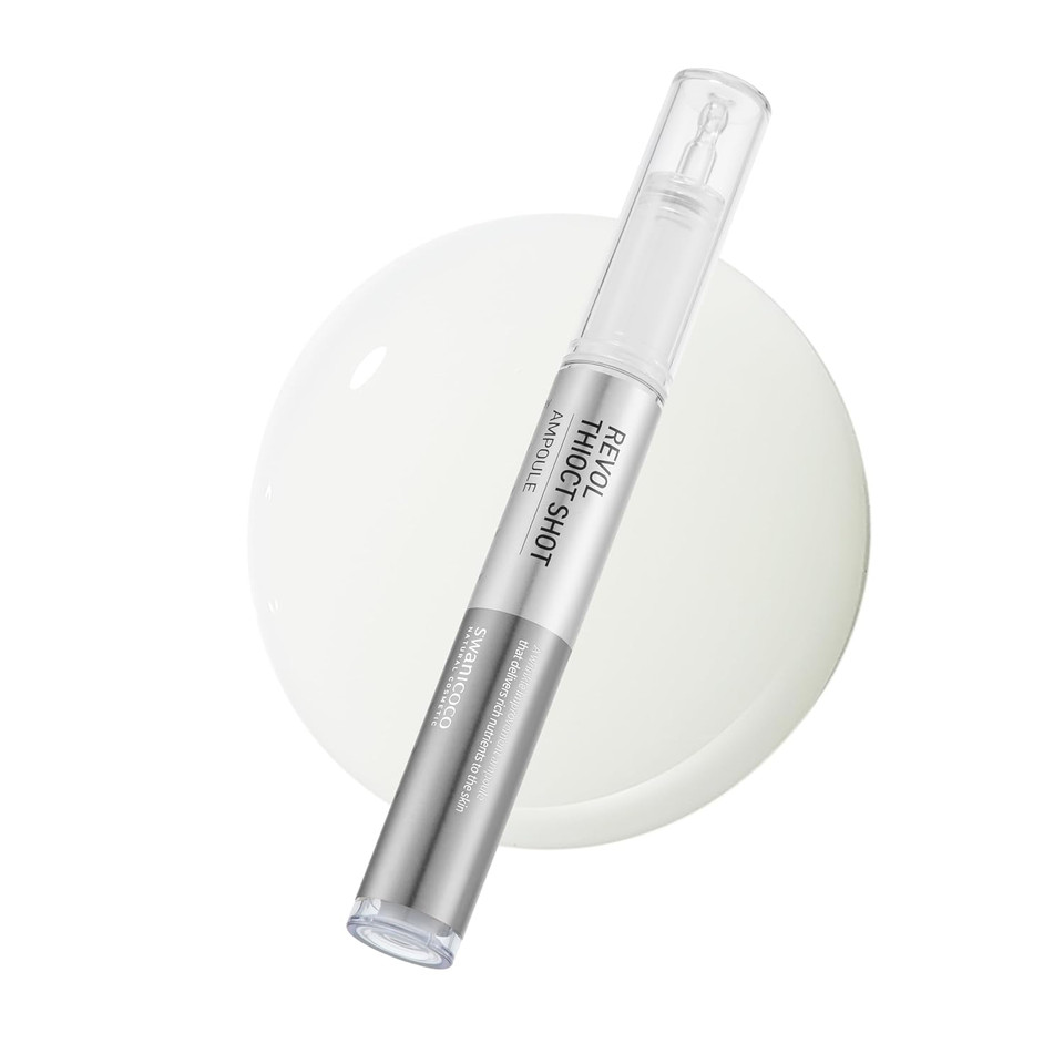 Revol Thioc Shot Ampoule, 10 Days Anti Aging Care, Cinderella Face Lift, Thioctic Acid, Elasticity, Intense Glow, Hydrate Dry And Rough Skin, Skin Booster, 10Ml 0.34 Fl Oz