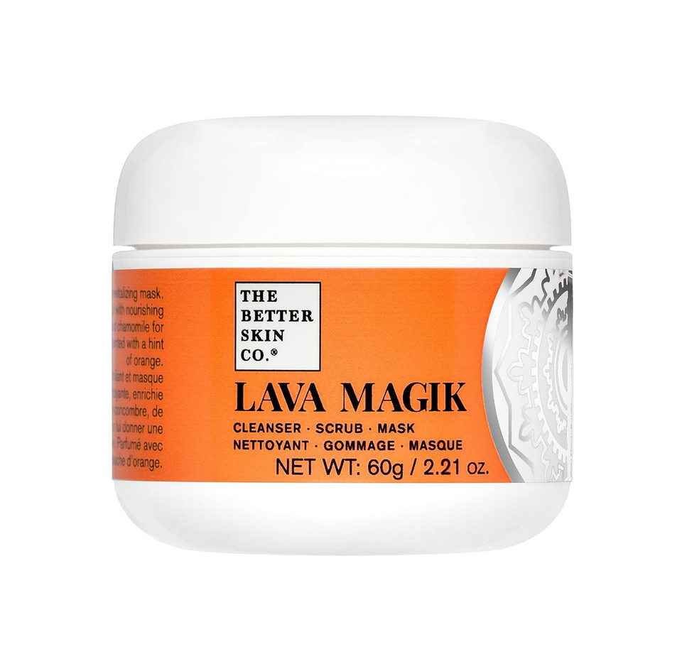 The Better Skin Co. | Lava Magik Face Cleanser/Face Scrub And Facial Mask | Exfoliating French Volcanic Lava | Pore Cleansing, Blackhead Reducing, Skin Tightening Cream | 4 Oz The Better Skin Co. | Lava Magik Face Cleanser/Face Scrub And Facial Mask | Exfoliating French Volcanic Lava | Pore Cleansing, Blackhead Reducing, Skin Tightening Cream | 4 Oz