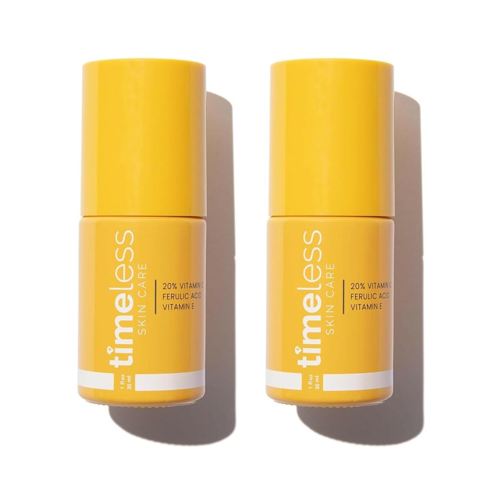 Timeless Skin Care Vitamin C Serum With Vitamin E & Ferulic Acid - Serum - For Oily & Dry Skin - Fragrance-Free - 4 Fl Oz
