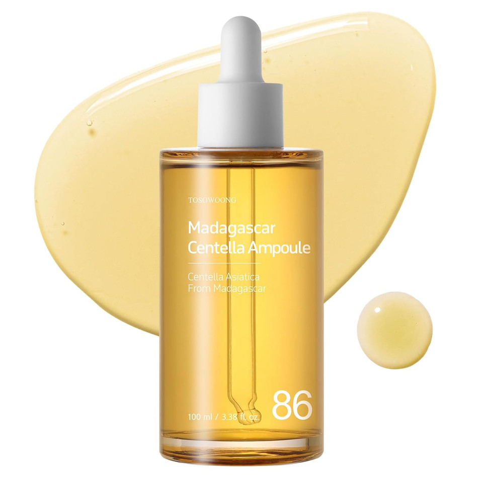 Madagascar Centella 86% Ampoule With 860,048Ppm Centella Asiatica, Soothing, Calming, Facial Serum For Face, For All Skin Types, Korean Skin Care, 100Ml, 3.38 Fl.Oz
