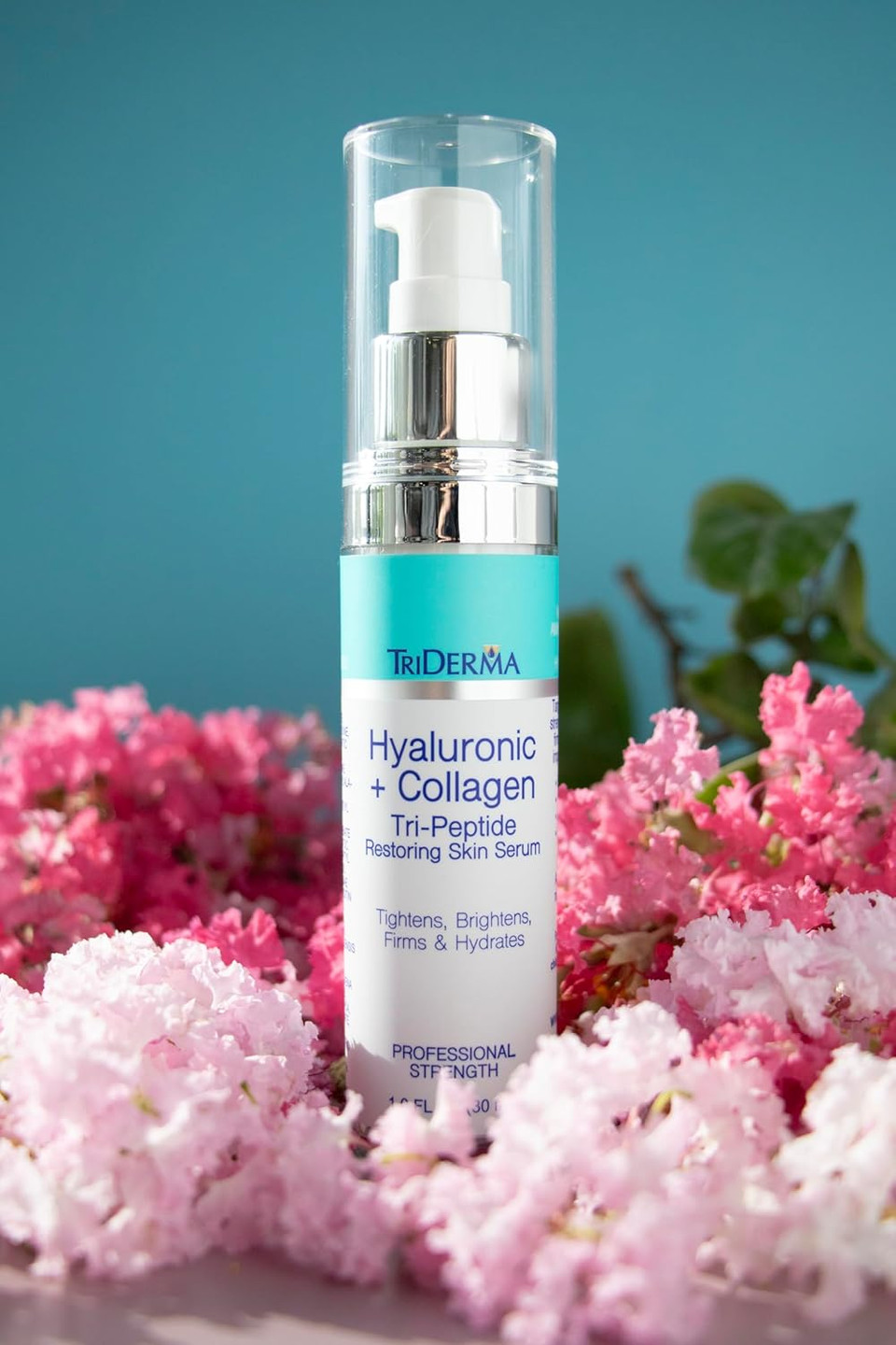 Triderma Hyaluronic Acid Serum For Face With Collagen Peptides, 5% Niacinamide And Matrixyl 3000, Professional Strength Anti-Aging Face Serum, 1 Fl Oz Triderma Hyaluronic Acid Serum For Face With Collagen Peptides, 5% Niacinamide And Matrixyl 3000, Professional Strength Anti-Aging Face Serum, 1 Fl Oz