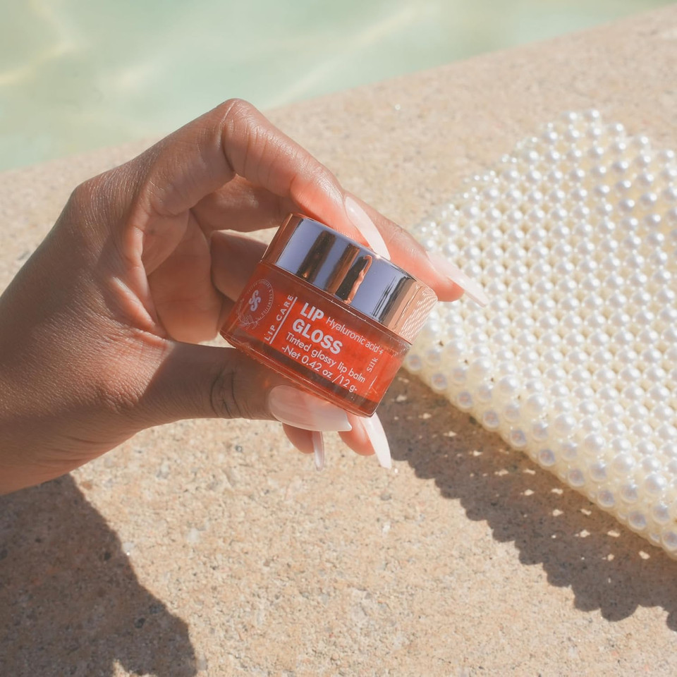 All Natural Lip Balm - For Dry, Chapped, Sensitive Lips | With Grassfed Tallow, Castor Oil, Coq10, Hyaluronic Acid And Silk - Ultra Moisturizing, Conditioning, Organic (0.4 Fl Oz/12 Ml) (Untinted)