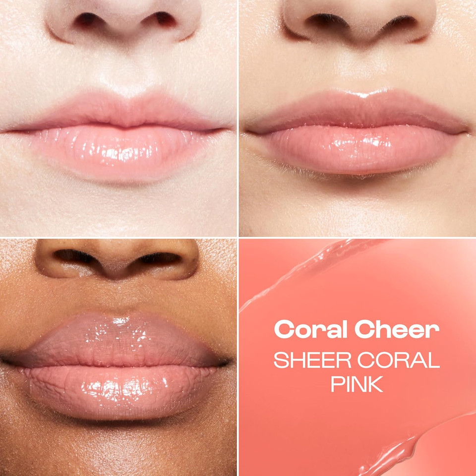 Alleyoop Lip Goals Glossy Lip Balm  Hydrating Tinted Lip-Moisturizer For Women - Vegan Lipbalm For Cracked Lips, Moisturizing Lipgloss Balm - Lips Treatment & Hydration Care, (Sheer Coral Pink) Alleyoop Lip Goals Glossy Lip Balm  Hydrating Tinted Lip-Moisturizer For Women - Vegan Lipbalm For Cracked Lips, Moisturizing Lipgloss Balm - Lips Treatment & Hydration Care, (Sheer Coral Pink)