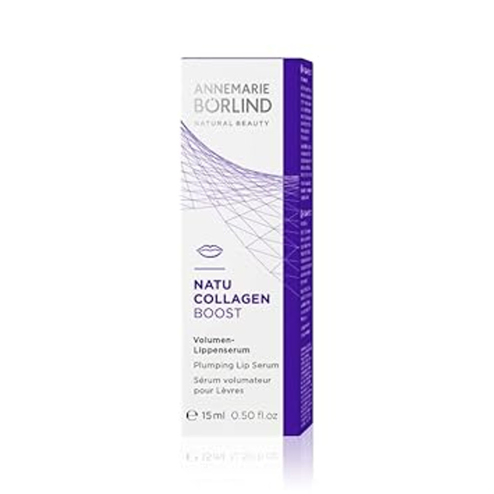 Annemarie Börlind - Natu Collagen Boost Plumping Lip Serum - Redefining, Plumping, Rejuvenating Lip Care, With Botanical Collagen And Plant-Based Protein, Lip Plumper, Vegan, 0.50 Fl. Oz