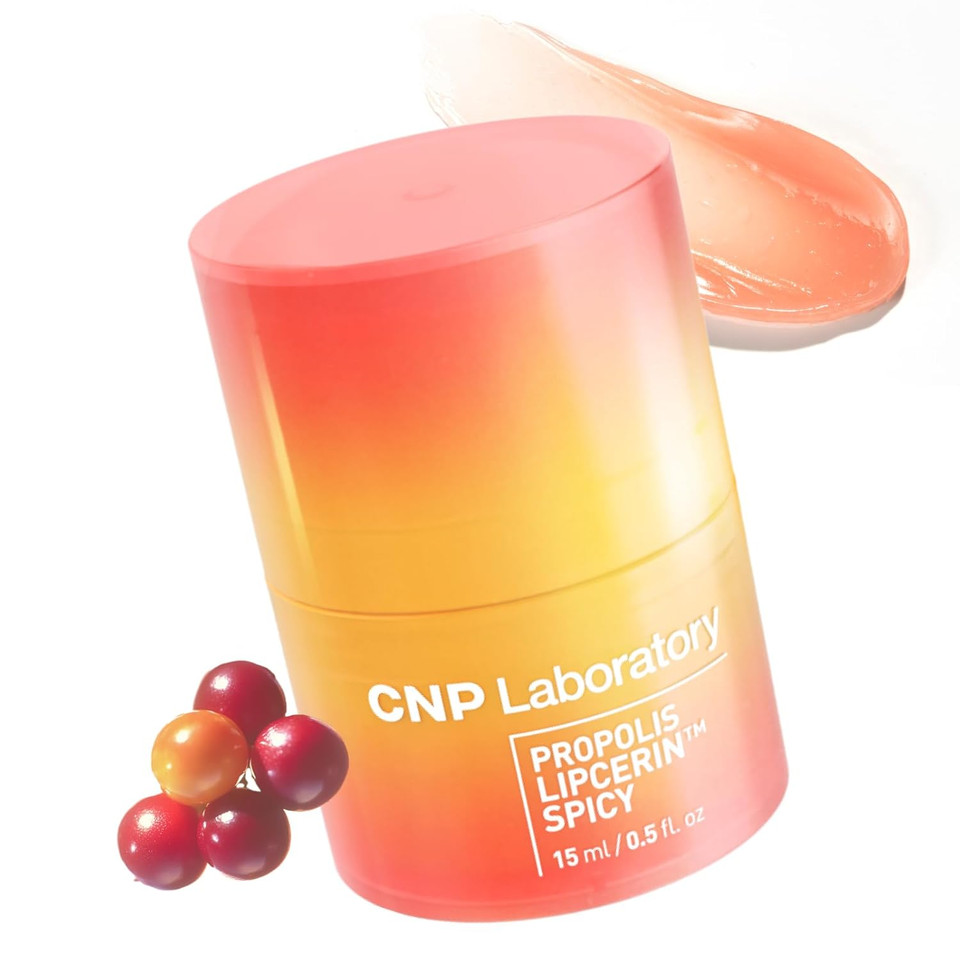 Cnp Honey Lip Butter - Propolis Lipcerin 02 Berry, Hydrating Overnight Manuka Lip Balm & Mask, 12Hr Long-Lasting Moisture, Korean Skin Care, 0.5 Fl.Oz